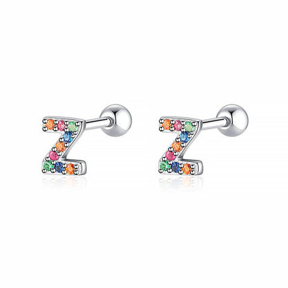 Kleurige Oorbellen Letter O - Uniek Sieraden