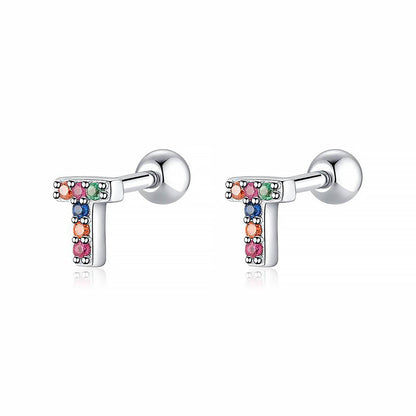 Kleurige Oorbellen Letter O - Uniek Sieraden