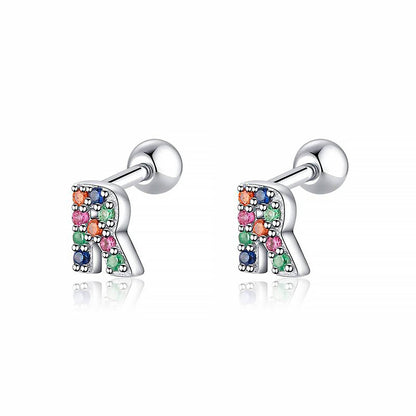 Kleurige Oorbellen Letter O - Uniek Sieraden