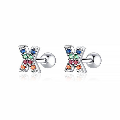 Kleurige Oorbellen Letter O - Uniek Sieraden