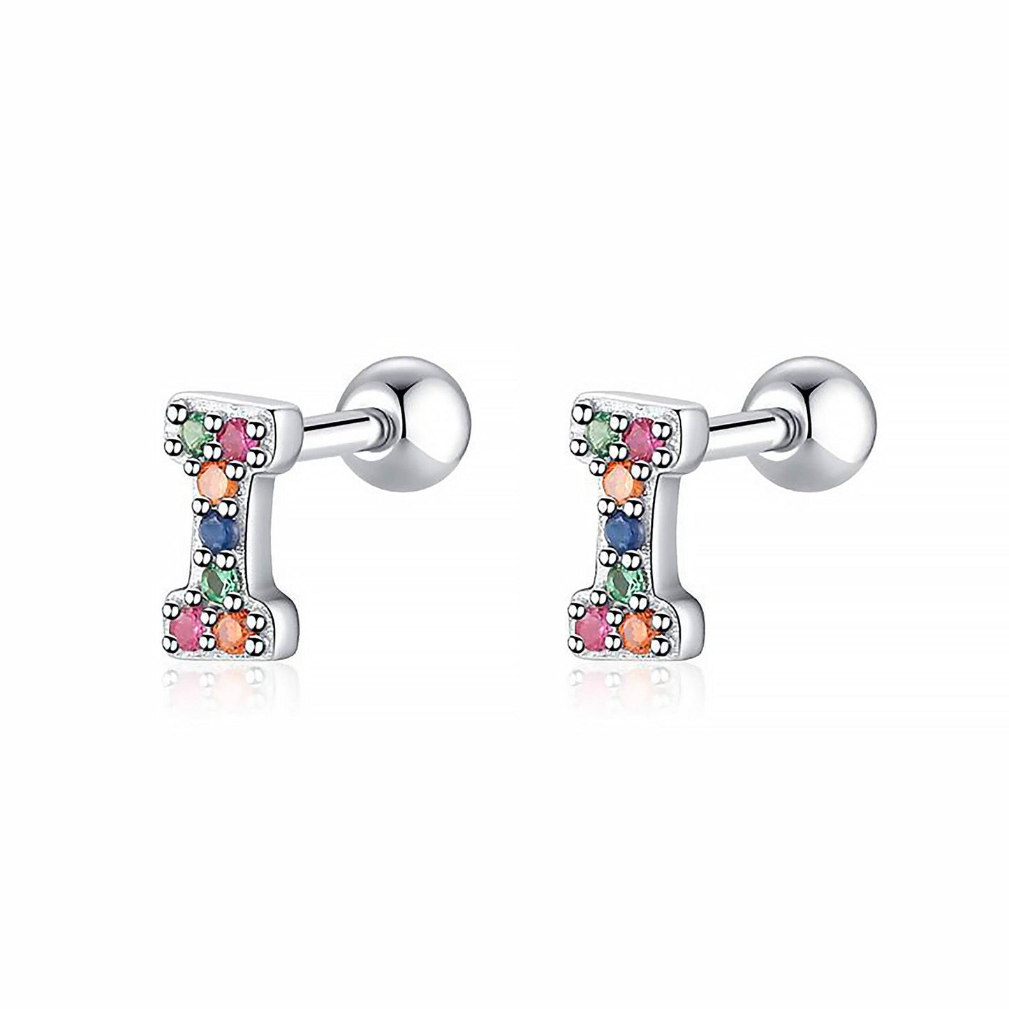 Kleurige Oorbellen Letter O - Uniek Sieraden
