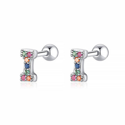 Kleurige Oorbellen Letter O - Uniek Sieraden