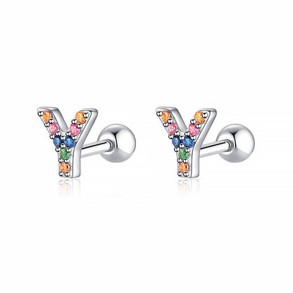 Kleurige Oorbellen Letter O - Uniek Sieraden