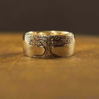 Boom des Levens Ring Zilver Stijlvolle Accessoire - Mode Vibes
