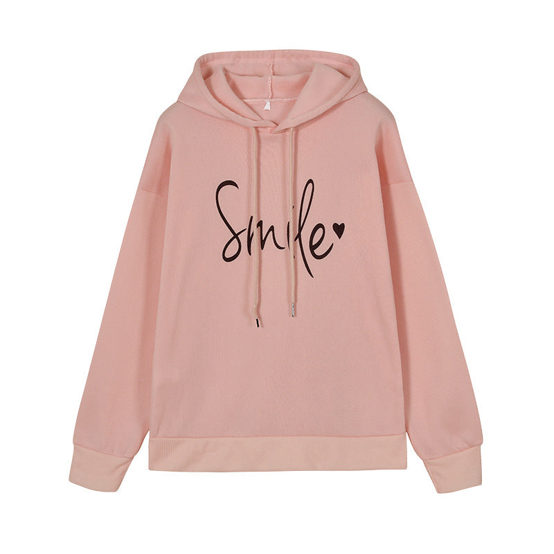 Dames Hoodie met Vrolijke Smile Print