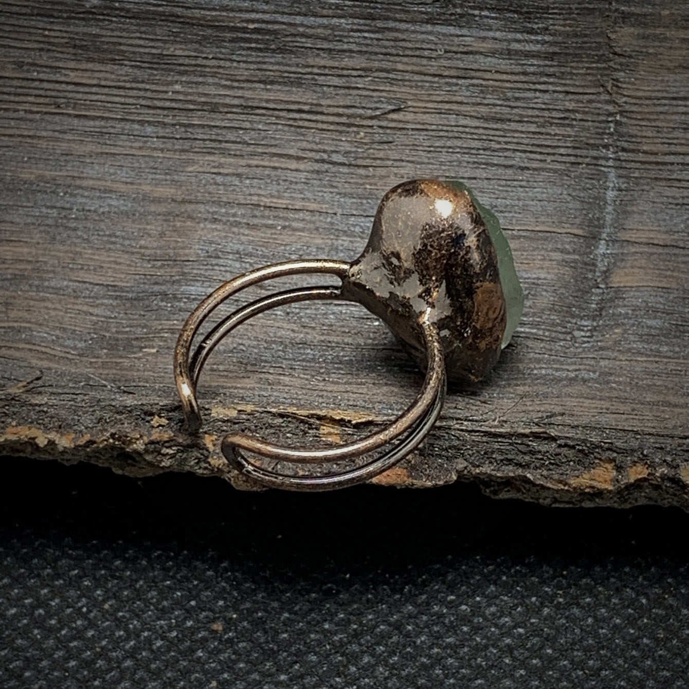 Natuurlijke Geboortesteen Ring Selina Zilver Kleur