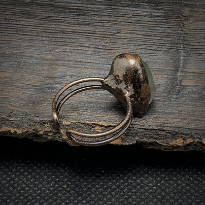 Natuurlijke Geboortesteen Ring Selina Zilver Kleur
