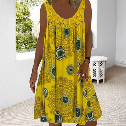 Mouwloze Zomerjurk Luchtig en Comfortabel