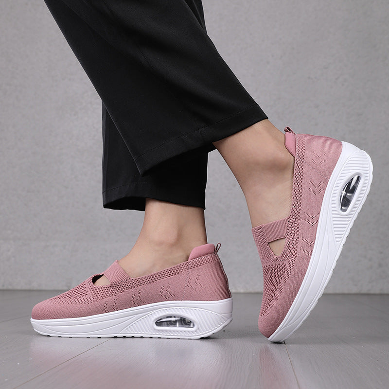 Dames Comfortabele Orthopedische Sneaker Wedge Ballerina