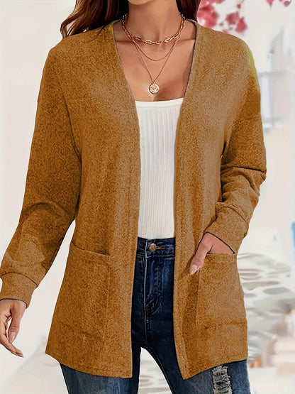 Dames Vest Met Zakken Elegant Design Ravina