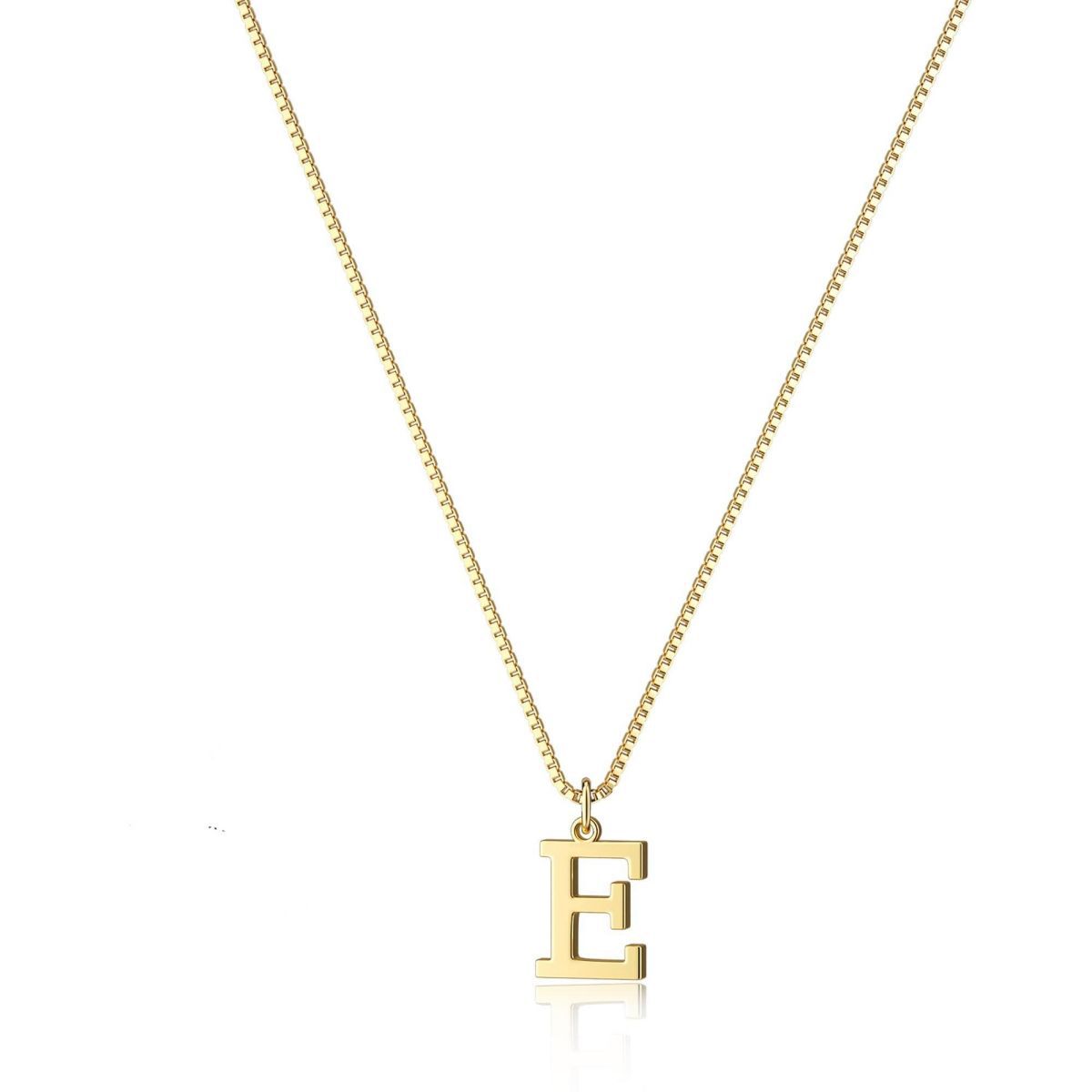 Gouden Ketting met Initialen Letter Lanette voor Dames