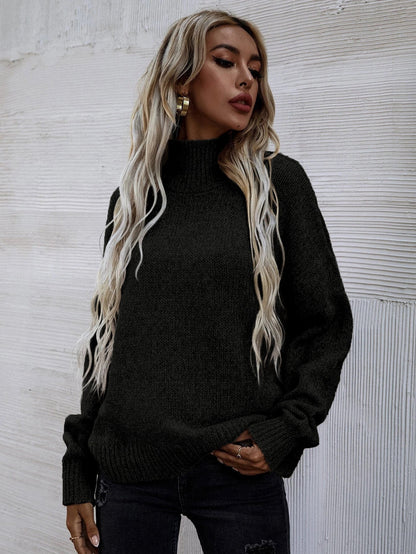 Dames Trui Gebreide Basic Col Rond Hals Elegante Stijl
