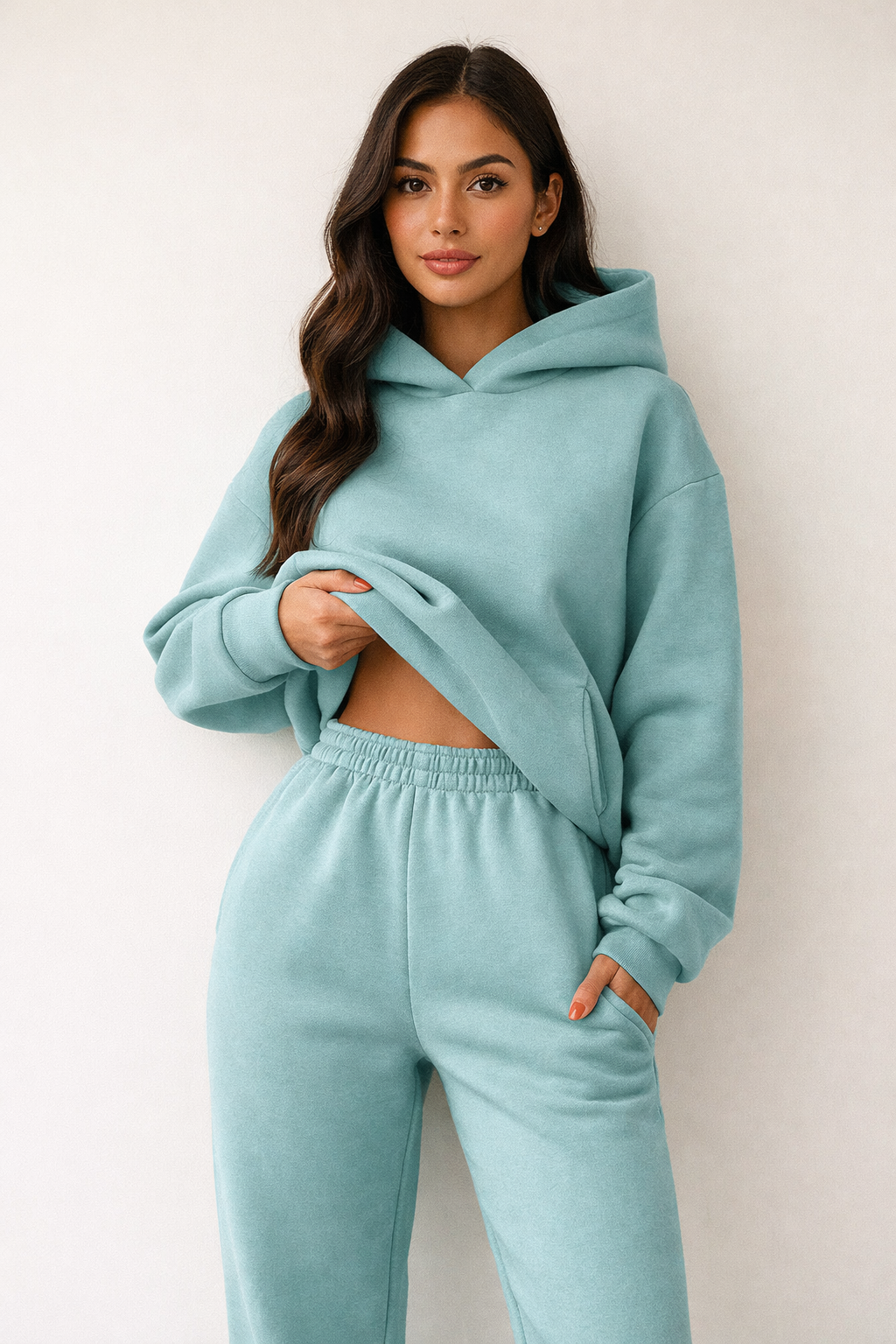 Luxe Loungewear Set Trui en Joggingbroek Zacht en Comfortabel