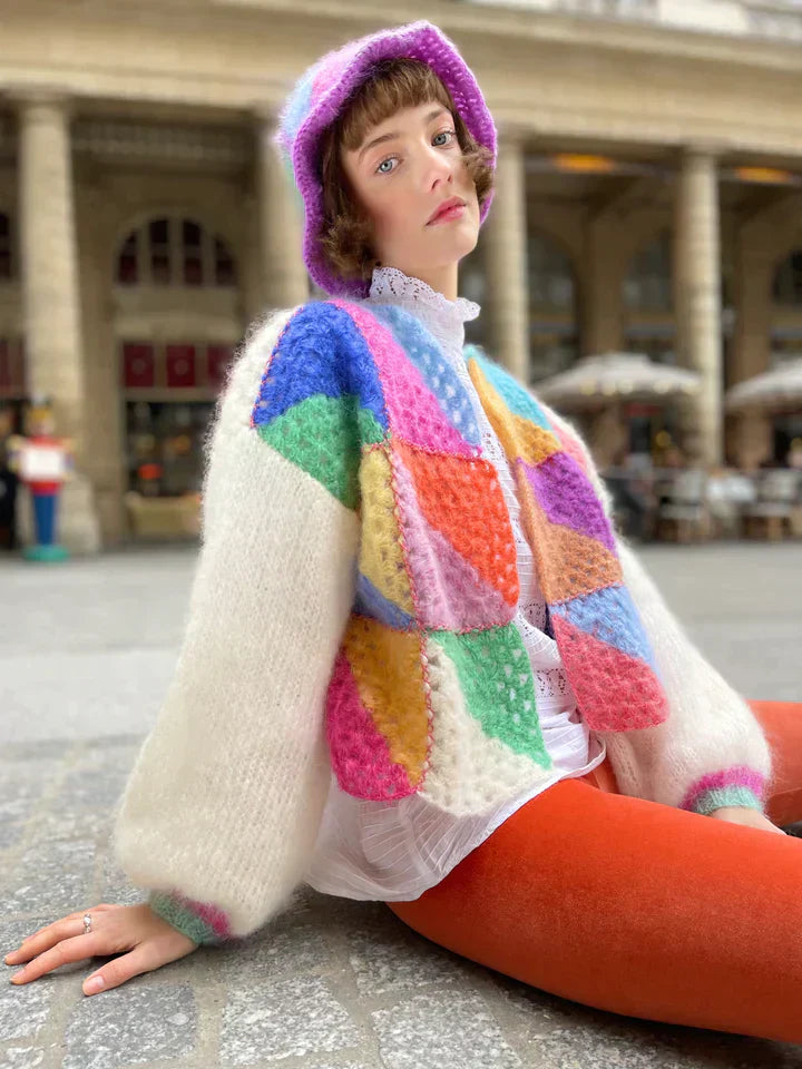 Wollen Trui Gebreid Kleurrijk Warme Wintertrui - Mode Vibes