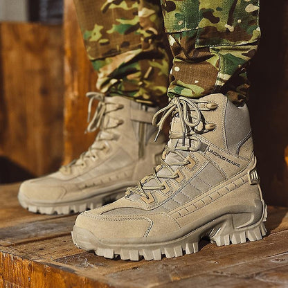 Dames Winterlaarzen Stoer Militair Model - Mode Vibes