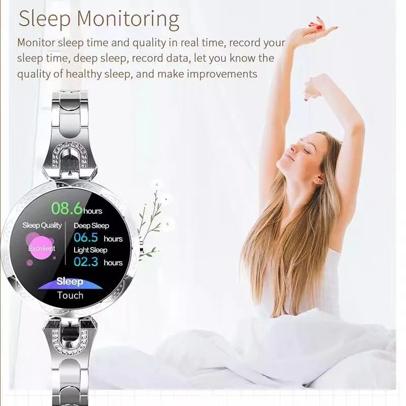 Waterdichte Smartwatch Fitnesshorloge met Hartslagmeter