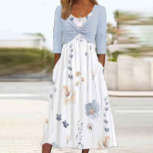 Midi-Jurk Gisel Stijlvol Comfortabele Jurk voor Vrouw - Mode Vibes