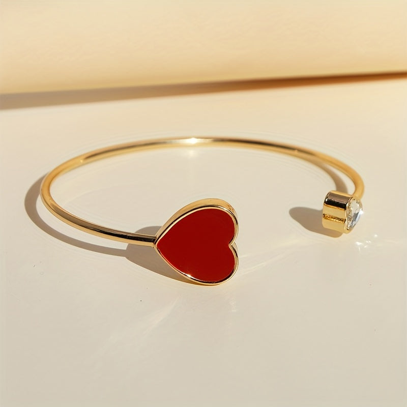 Rode Hart Armband Chique Sieraden - Mode Vibes