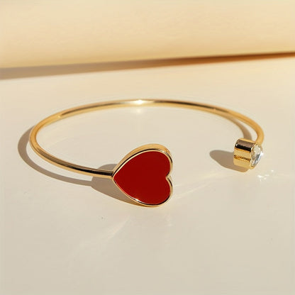 Rode Hart Armband Chique Sieraden - Mode Vibes