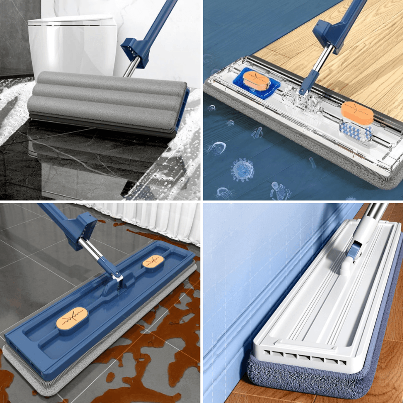 Dweil 360° Draaibaar Flexibel voor Gemakkelijk Schoonmaken