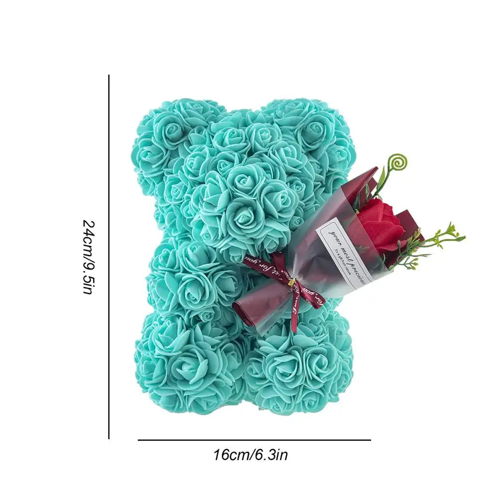 Rozen Teddybeer Knuffel Romantisch Fleur