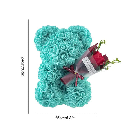 Rozen Teddybeer Knuffel Romantisch Fleur