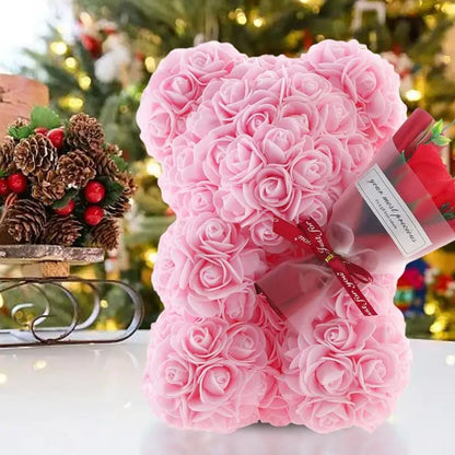 Rozen Teddybeer Knuffel Romantisch Fleur - Mode Vibes