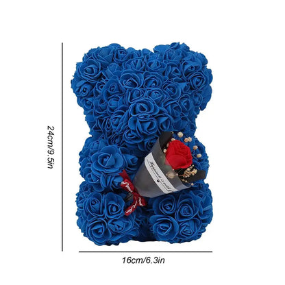 Rozen Teddybeer Knuffel Romantisch Fleur