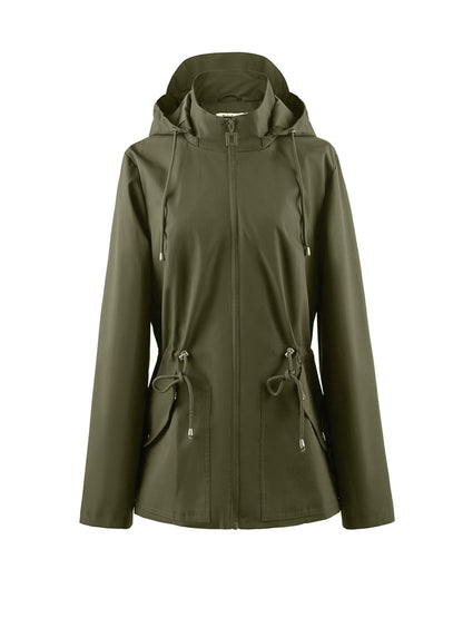 Waterdichte Herfstjas met Capuchon voor Dames - Mode Vibes