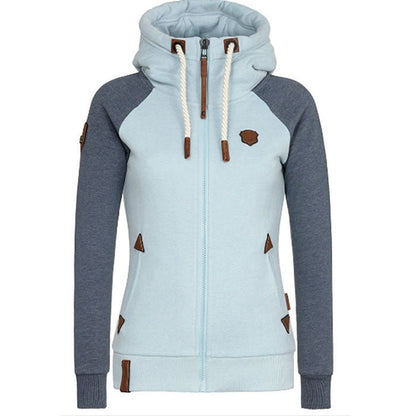 Dames Streetstyle Vest met Capuchon en Rits – Lange Mouwen – Casual & Comfortabel