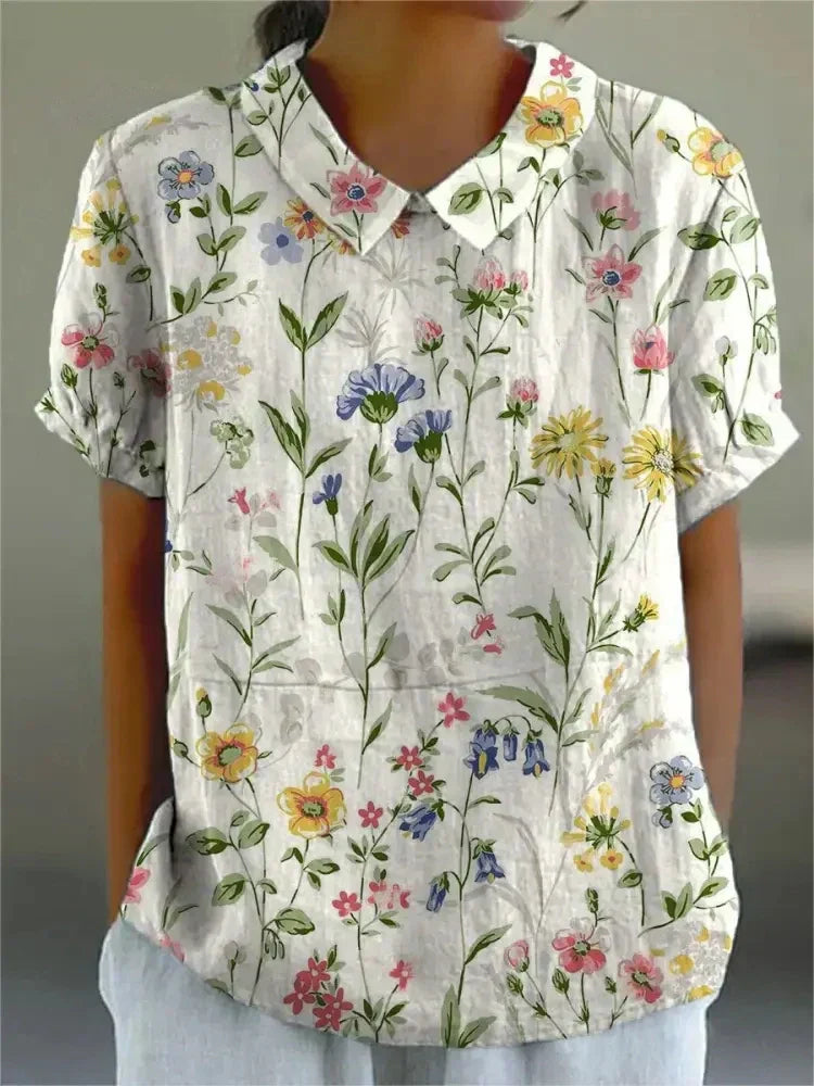 Variant image for Flora | Top Floreale Elegante Casual-7
