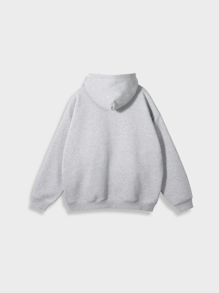 Lange Vest met Rits Oversized Stijl