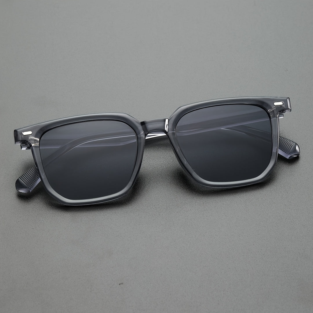 Heren Zonnebril | Vintage Vierkant Frame | Duurzaam & Lichtgewicht | Casual Eyewear