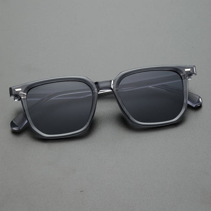 Heren Zonnebril | Vintage Vierkant Frame | Duurzaam & Lichtgewicht | Casual Eyewear