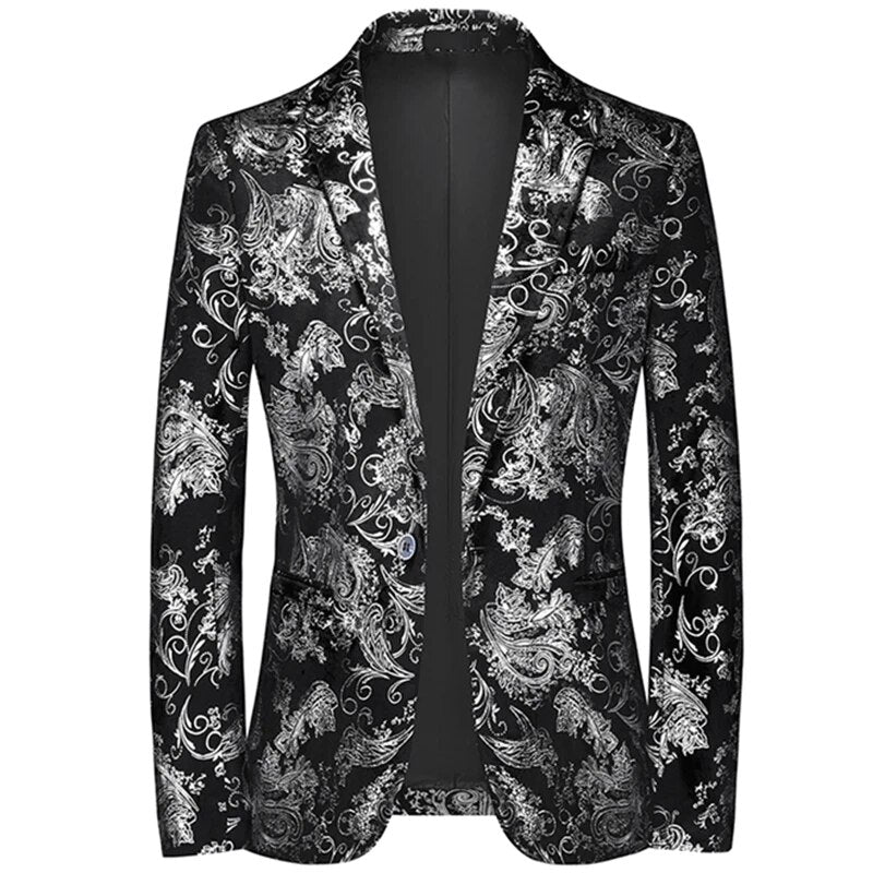 Blazer Heren Slim Fit Modern Design - Mode Vibes