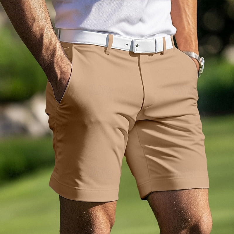 Heren Korte Broek – Slim Fit Casual Shorts met Stretch – Zomer & Golf