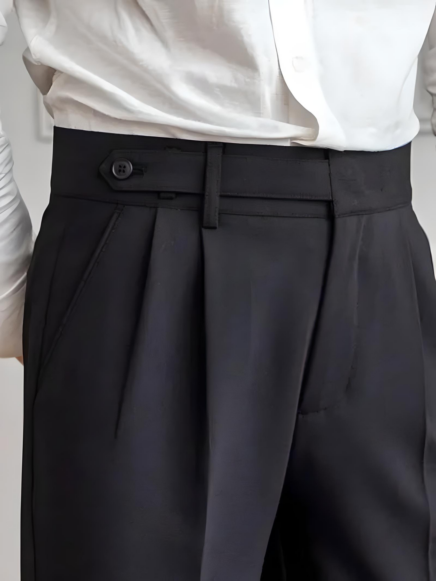 Giorgia | Pantaloni chino classici a pieghe