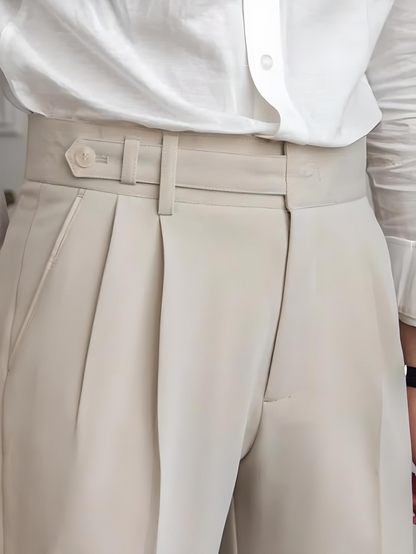 Giorgia | Pantaloni chino classici a pieghe