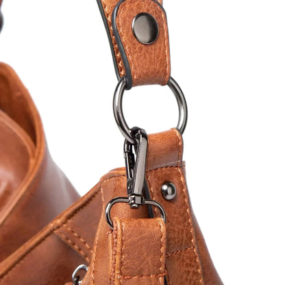 Leren Schoudertas Casual Stijl voor Dagelijks Gebruik