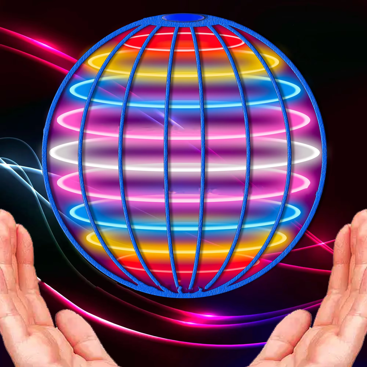 Led Vliegbal Boemerang Drone voor Kinderen - Mode Vibes