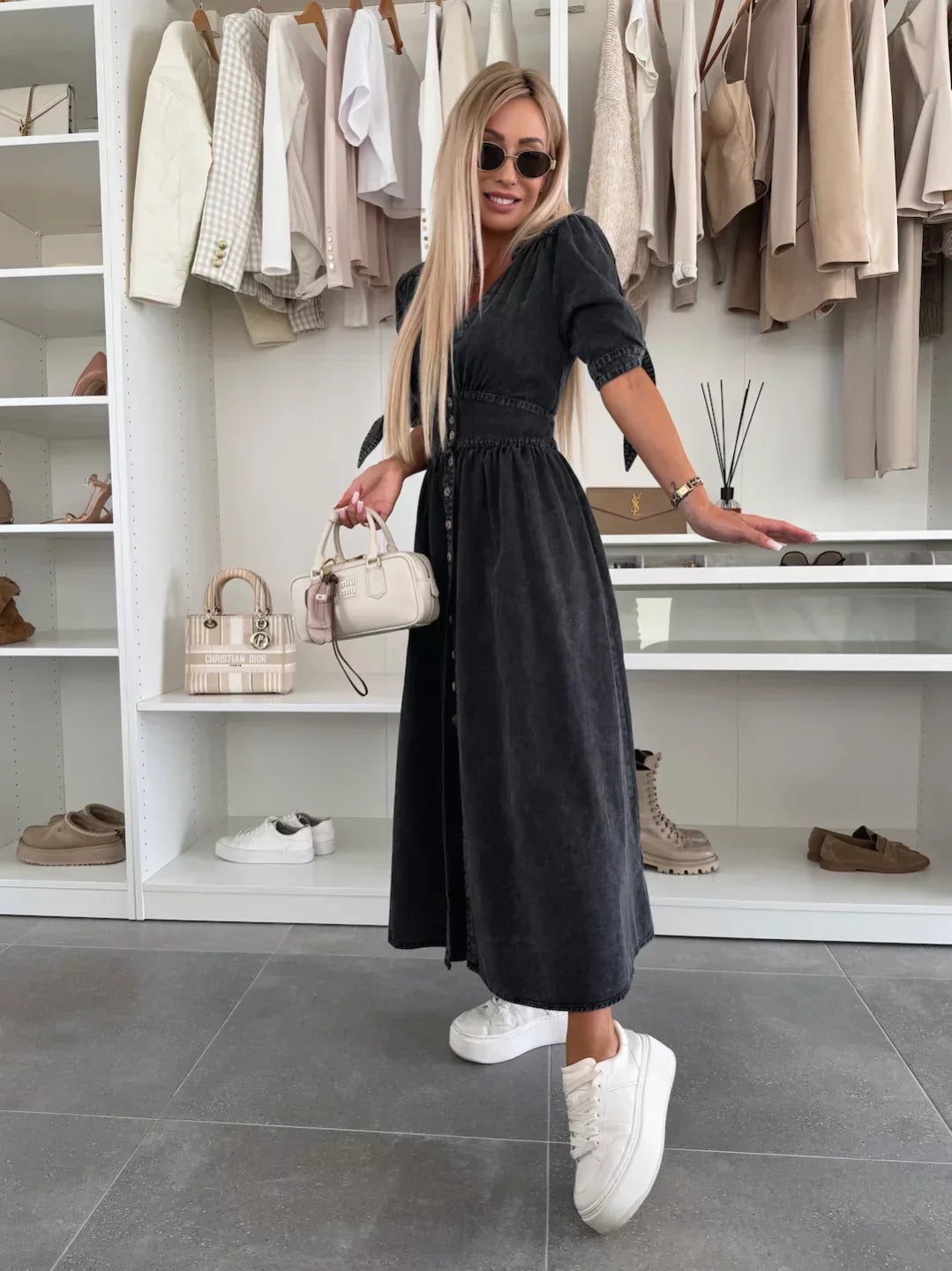 Clarissa | Abito in denim alla moda
