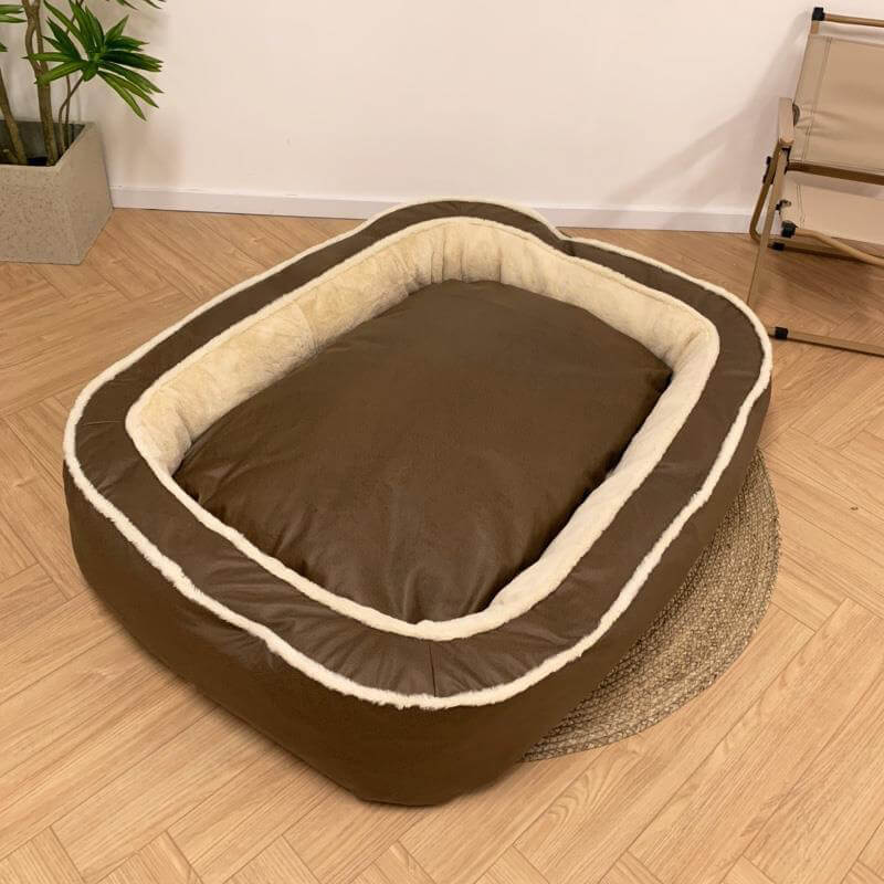 Hondenbed Met Afneembaar Dekbed Zacht en Luxe