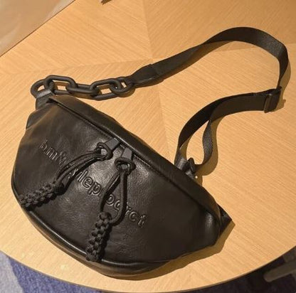 Leren Borstzak voor Mannen Vintage Stijl