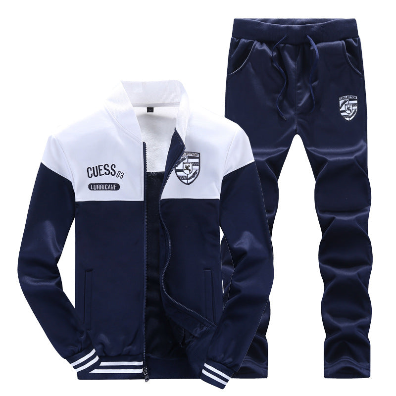 Sportief Heren Trainingspak Baseball Look - Mode Vibes