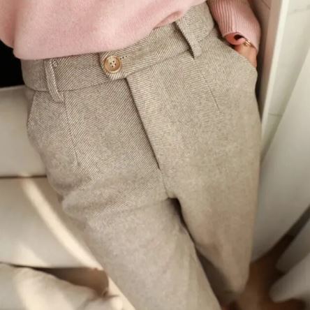 Warme Wollen Broek voor Dames Winter