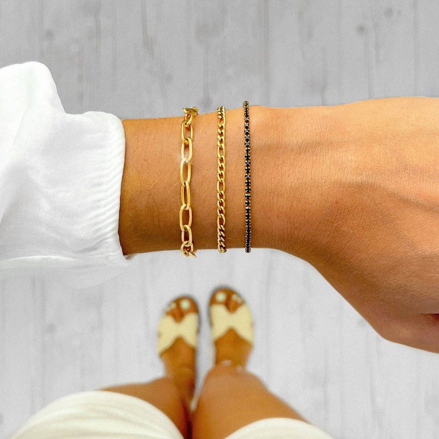 Trendy Armband met Schakels Lucia Stijl