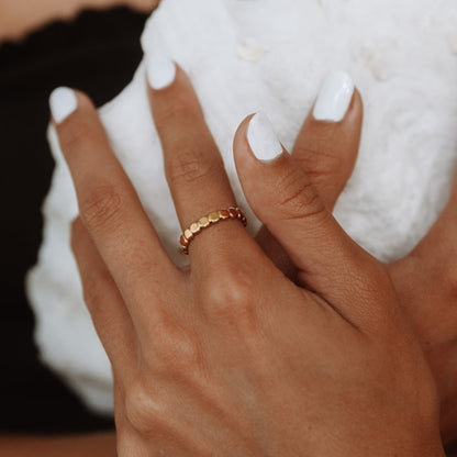 Kralen Ring voor Vrouw Zilver Kleur Stijlvol
