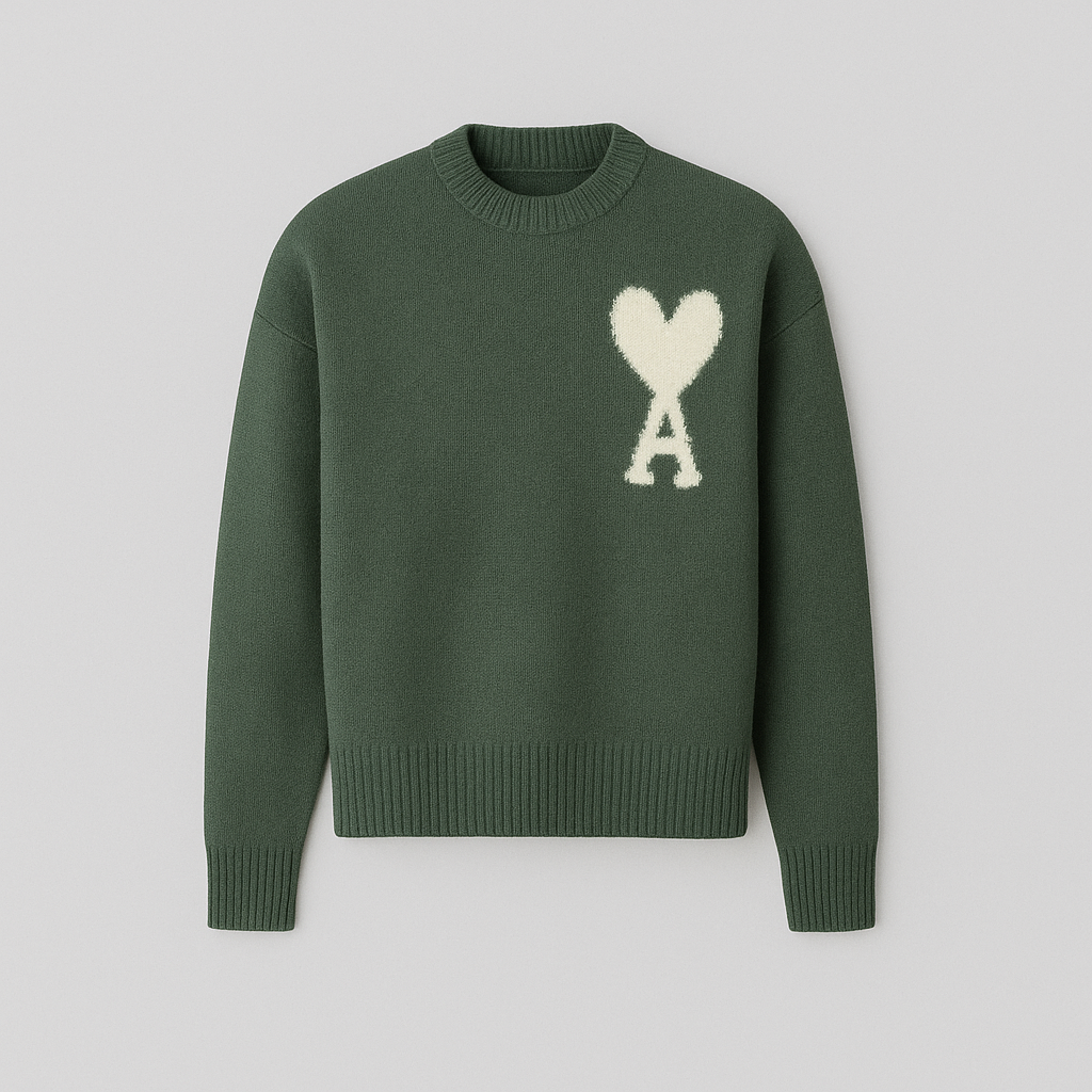 Anely™ Oversized Trui met Hartenaas Motief