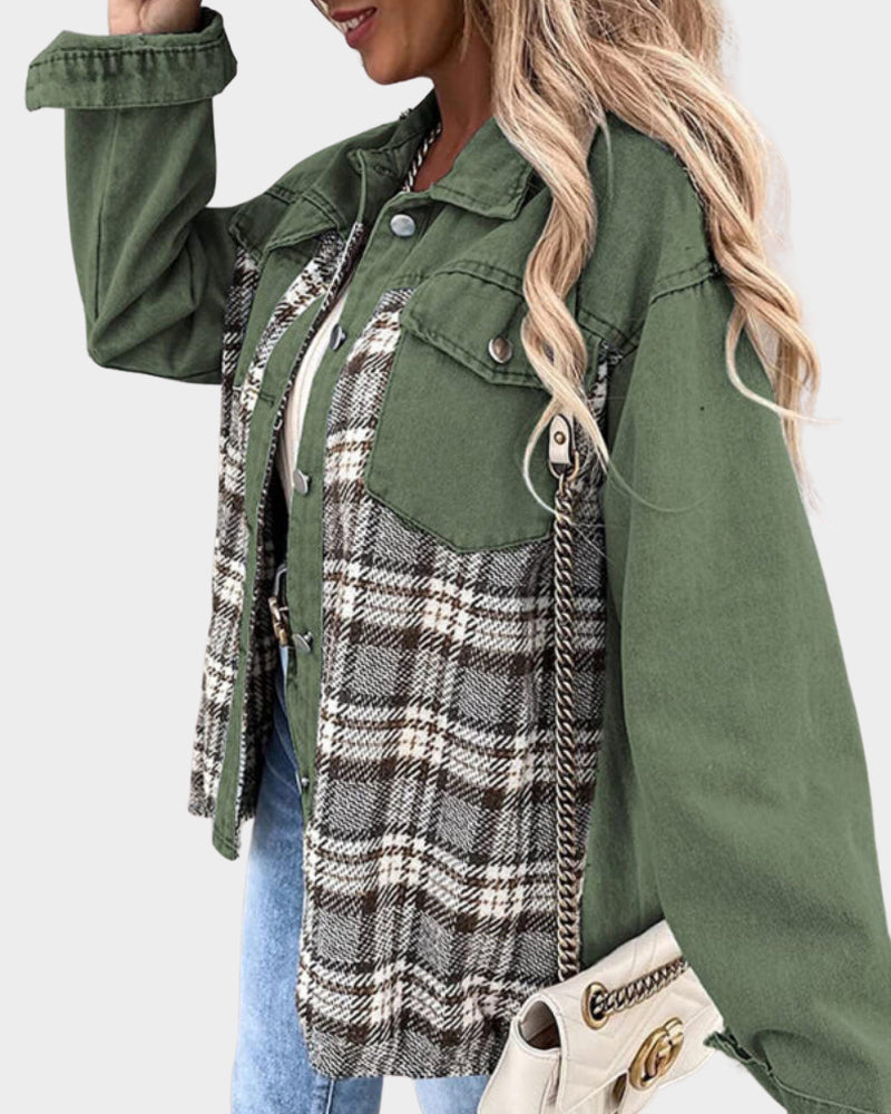 Dames Denim Jacket Modern en Stijlvol
