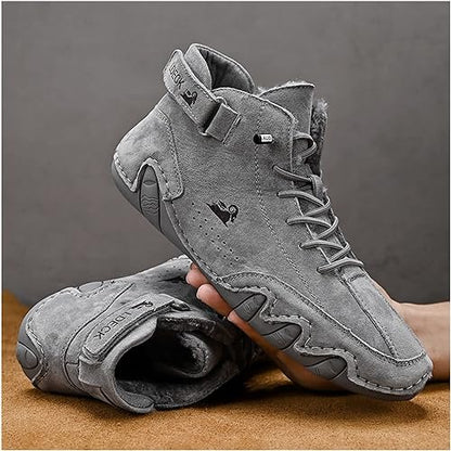 Leren Winter Sneakers Warm en Veelzijdig